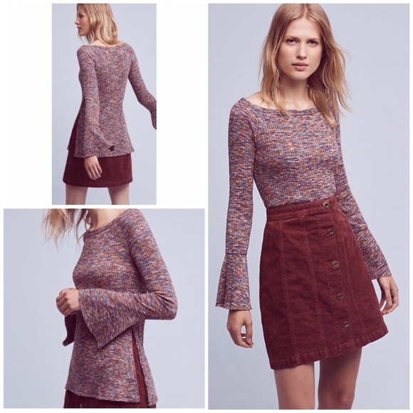 Anthropologie Tops - Akemi + KIN Zaka Off Shoulder Marled Color Blouse​​​​